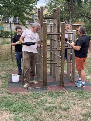 Réfection des jeux du péri