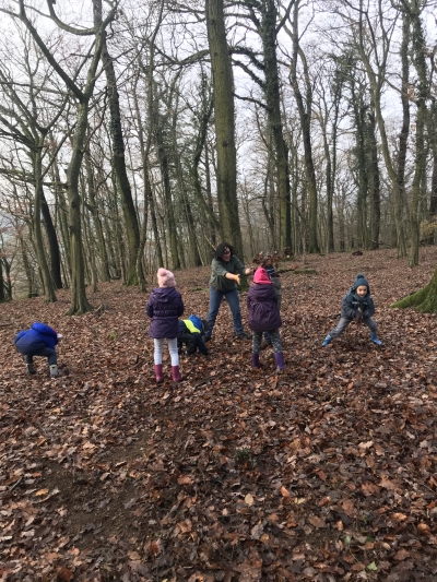 bataille de feuilles