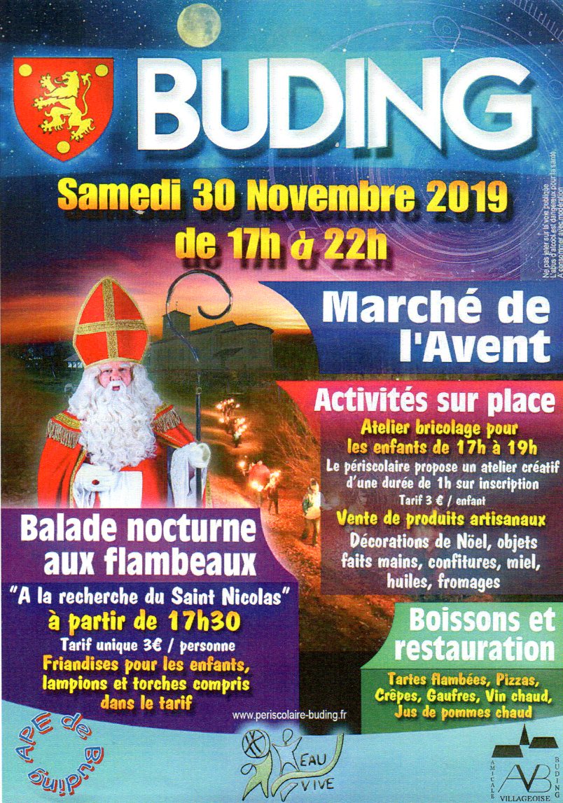 flyer marché de l'aVENT 2019