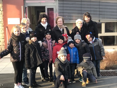 photo de groupe avec virgin e