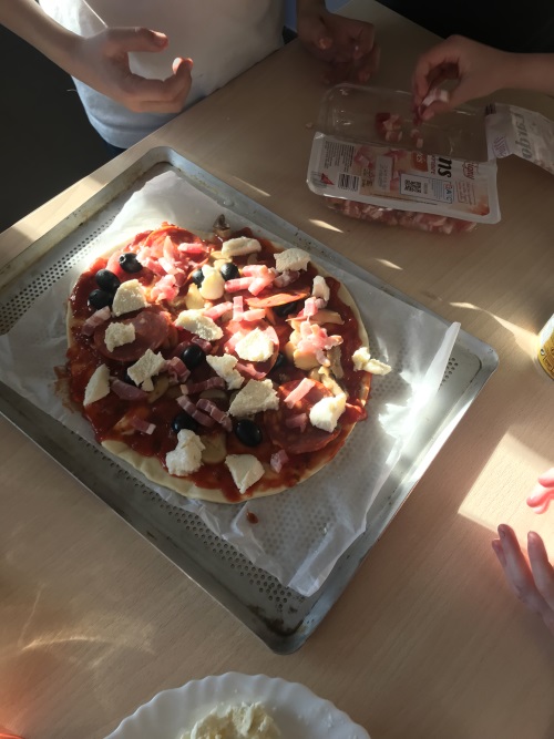 pizza salée