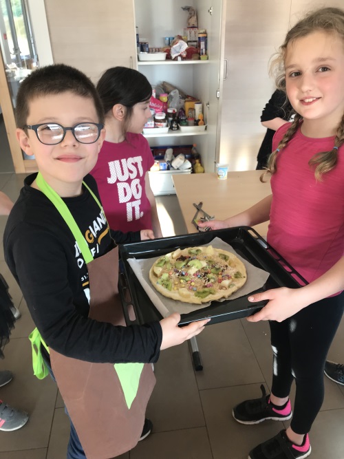 pizza sucrée terminée